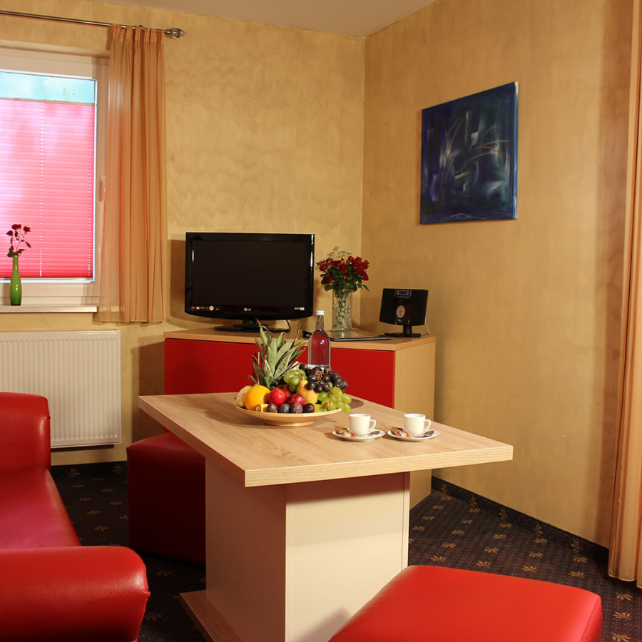 Wohnzimmer Familien-Appartement