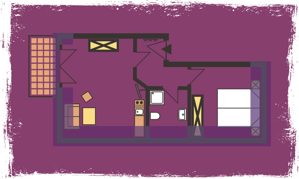 Grundriss Appartement Plus